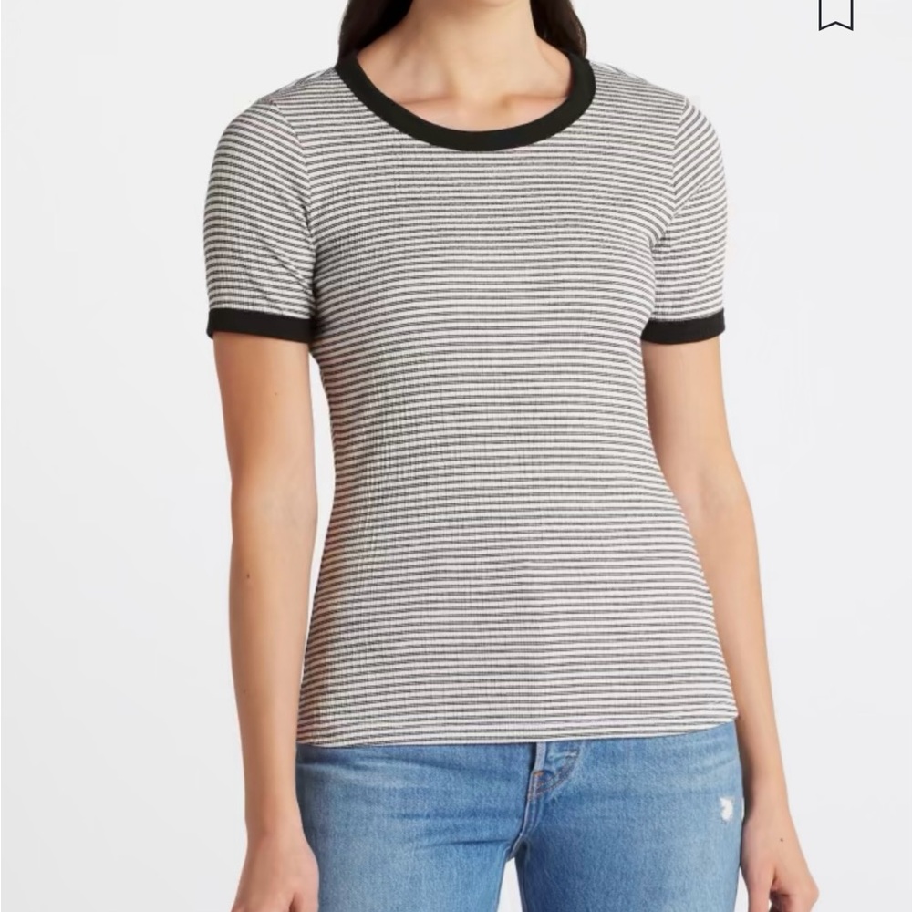 Pink Clover Livia Short Sleeve Knit Top